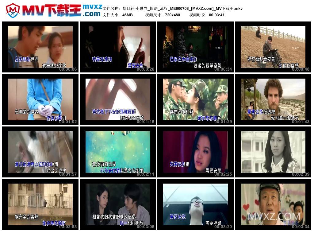 蔡日轩-小世界_国语_流行_ME600708